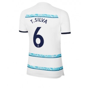 Chelsea Thiago Silva #6 kläder Kvinnor 2022-23 Bortatröja Kortärmad